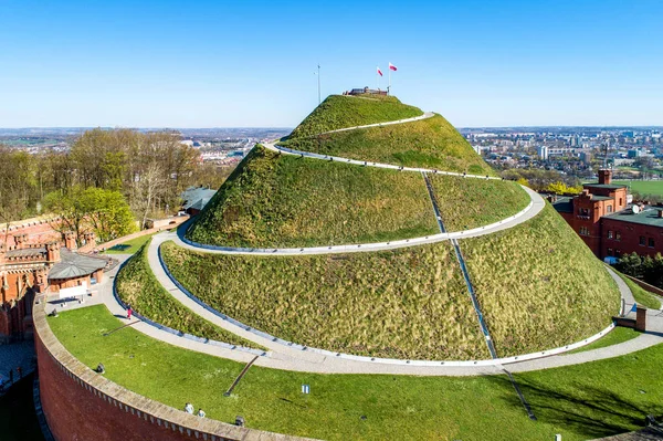 Kosciuszko Höyük Krakow, Polonya — Stok fotoğraf