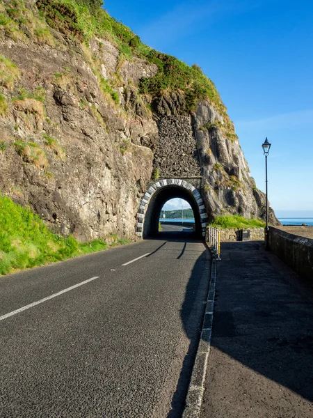 Black Arc Tunnel Causeway Coastal Route Route Panoramique Long Côte — Photo