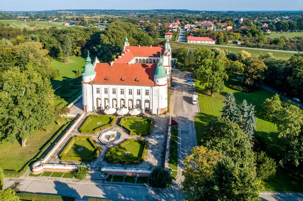 Renesansowy Zamek Pałac Park Baranowie Sandomierskim Polsce Często Nazywany Małym — Zdjęcie stockowe