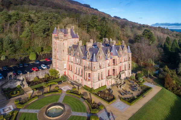 Belfast Castle Built 19Th Century Tourist Attraction Slopes Cavehill Country — Stock Photo, Image