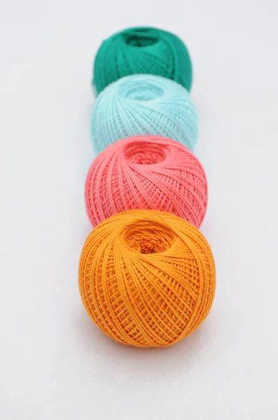 Bright Threads Needlework — Stock Photo, Image