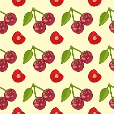 Kiraz ile sorunsuz arka plan