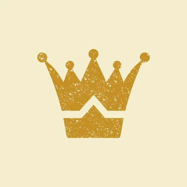 Ikona korony. ilustracja wektora — Wektor stockowy