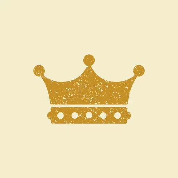 Ikona korony. ilustracja wektora — Wektor stockowy