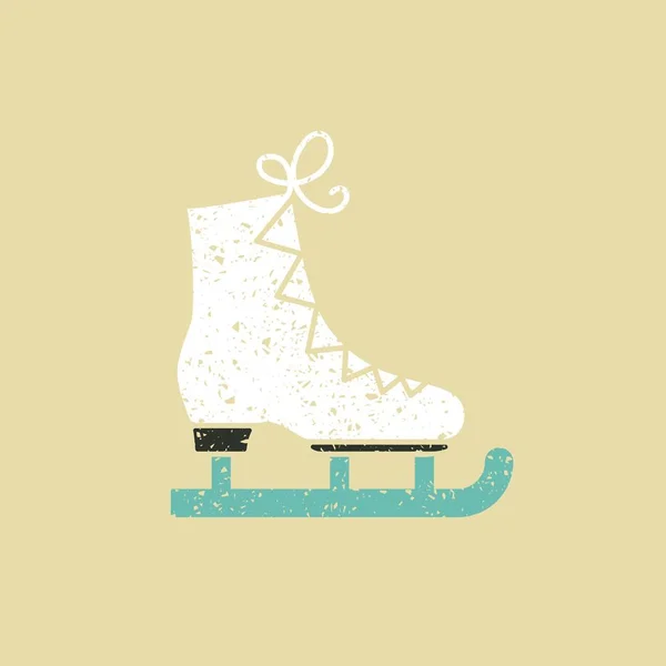 L'icône des patins. Symbole de patins artistiques . — Image vectorielle