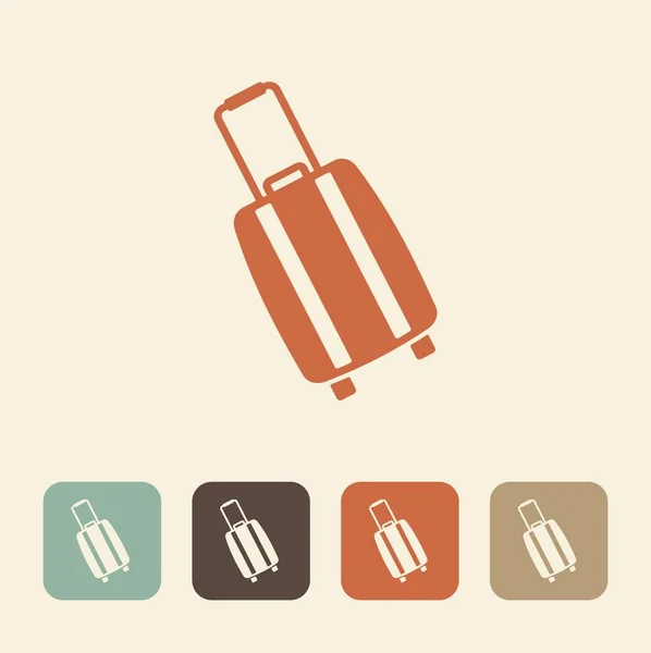 Suitcase Vector Icon — Stock Vector