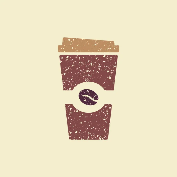 Vector ilustración taza de café de papel — Archivo Imágenes Vectoriales