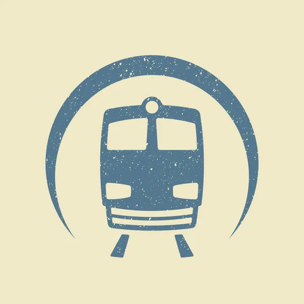 U-Bahn-Symbol flach. — Stockvektor