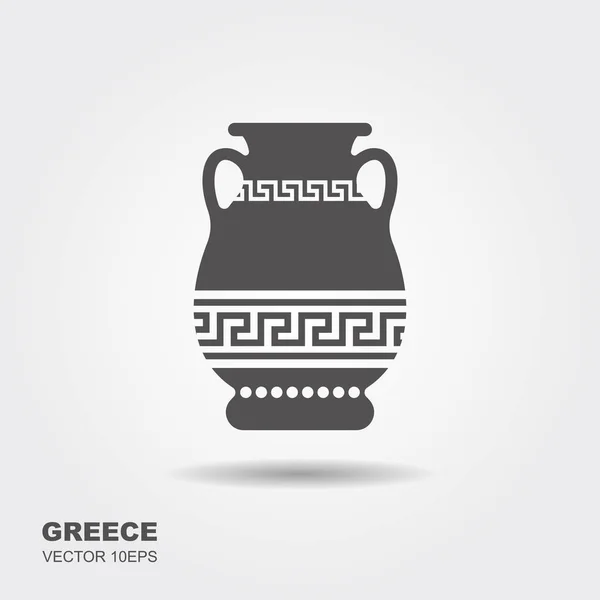 Vaso grego antigo —  Vetores de Stock
