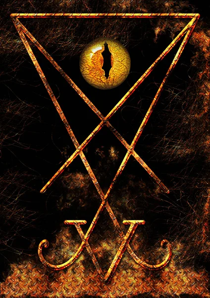 Symbol of Lucifer — Stock Photo, Image