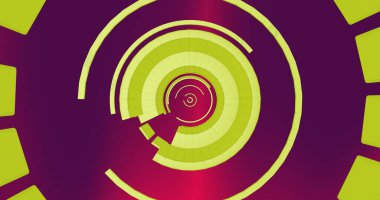 Fütürist spiral ile soyut bir arkaplan kalıp oluşturuyor.