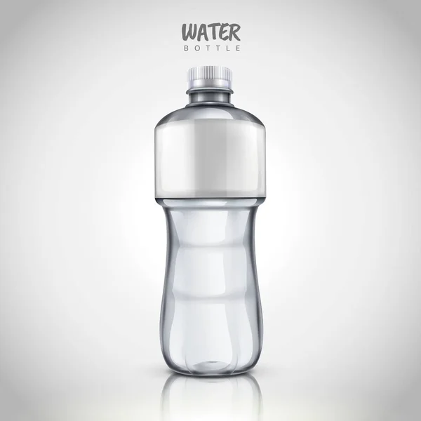 Mockup botella de agua — Vector de stock