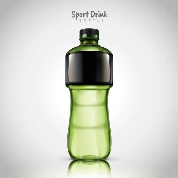 Sport drink package mockup — Stock Vector