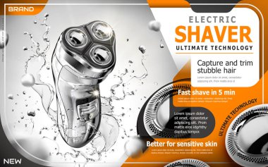 Elektrikli tıraş makinesi reklamlar