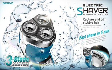 Elektrikli tıraş makinesi reklamlar