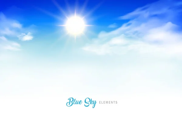 Fondo cielo azul — Archivo Imágenes Vectoriales