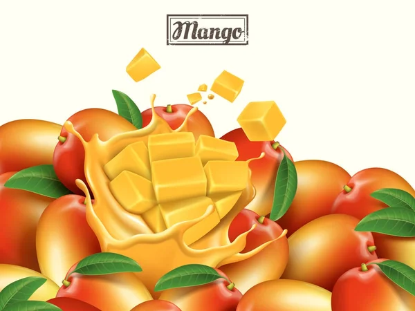 Design mangue fraîche — Image vectorielle