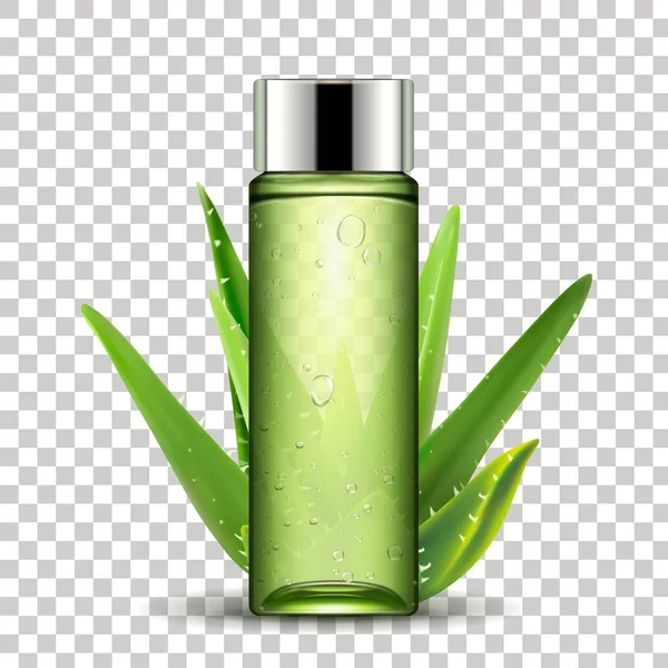 Aloe vera cosmetic product — Stock Vector