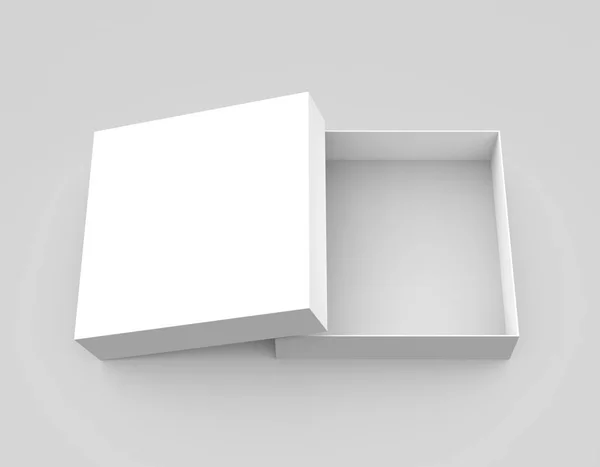 Пустая открытая коробка — стоковое фото
