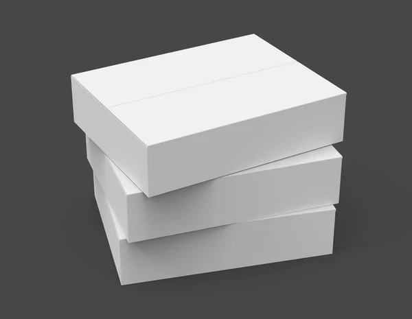 Modello scatola di carta — Foto Stock