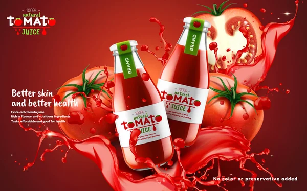 Domates suyu reklamları