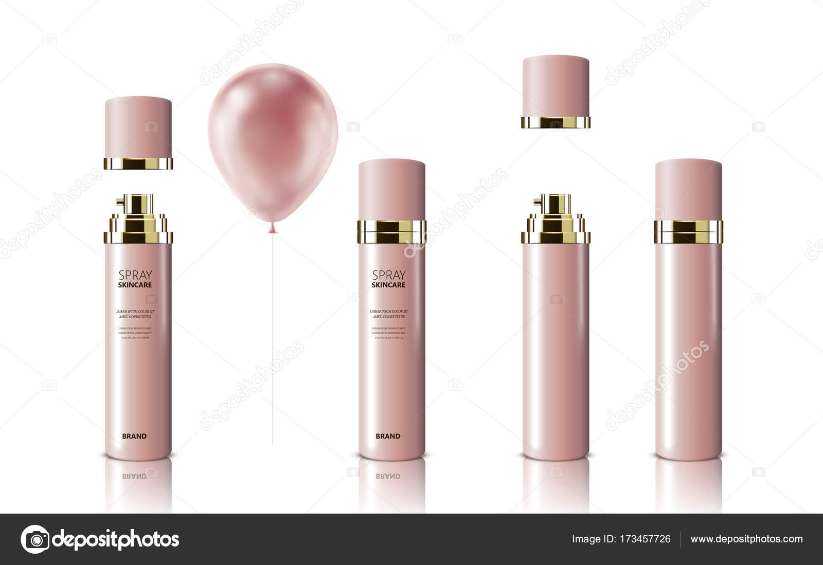 Download Skincare Products Mockup Stock Vector Royalty Free Vector Image By C Mitstudio 173457726