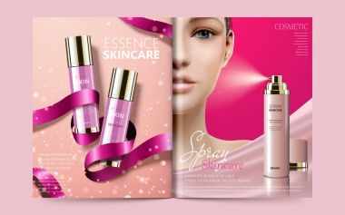 Kozmetik dergisi şablonu