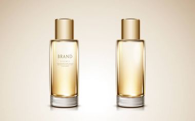 Kozmetik şişe mockup