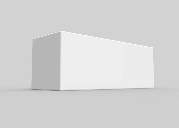 Tilt caja de papel en blanco — Foto de Stock