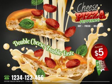 Mouthwatering pizza reklamlar