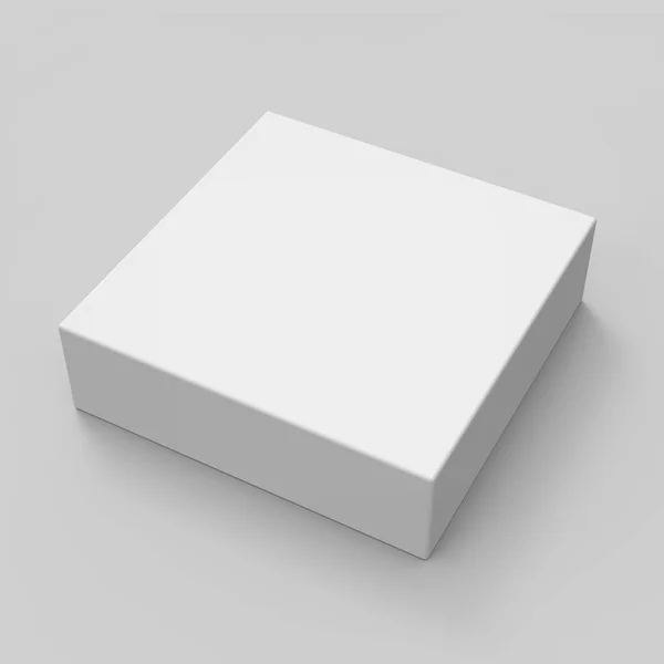 Tilt caja de papel en blanco —  Fotos de Stock