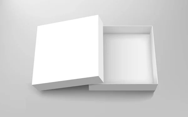 Blank paper box — Stock Vector