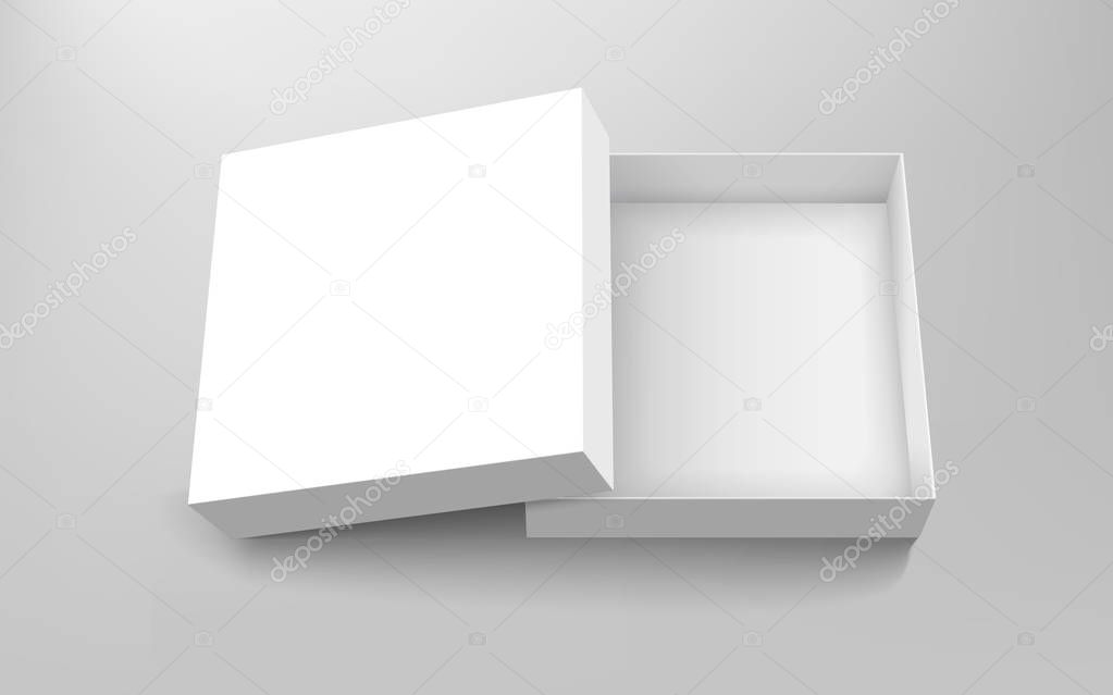 Blank paper box