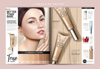 Moda dergisi şablonu