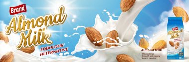 Badem sütü reklamlar