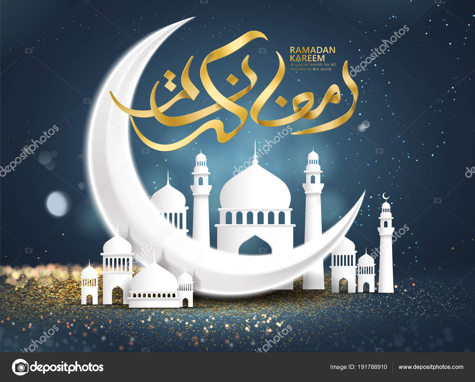 Ramadan kareem poster — Stock Vector © MITstudio #191788910