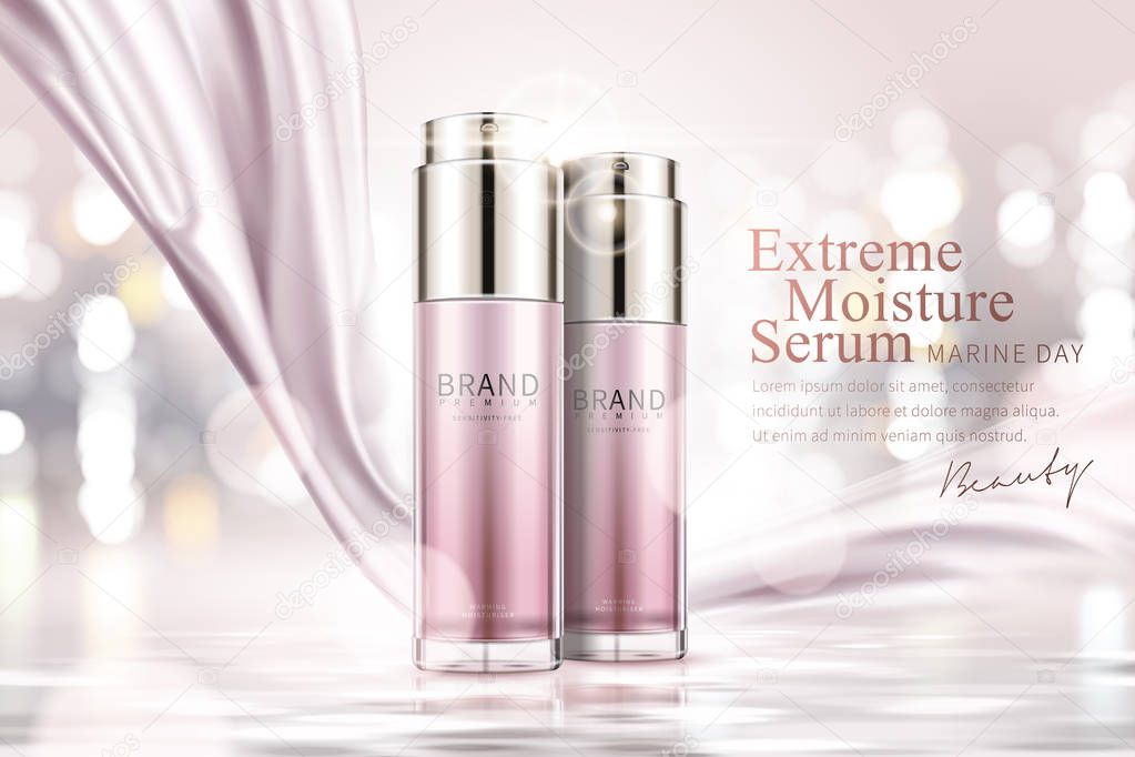 Moisture serum ads