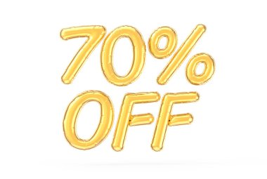 Altın rengi% 70 Balon dışı tabir