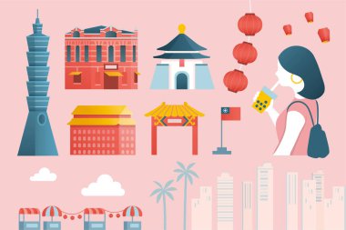 Tayvan turizm unsuru, Taipei 'de gezintiye çıkmaktan esinlenerek sabitlendi.
