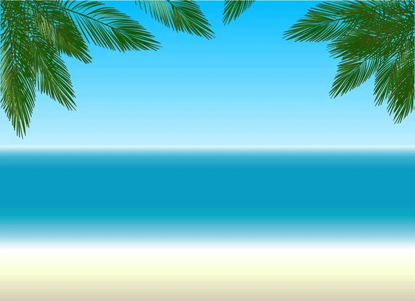 Strandvakantie — Stockvector