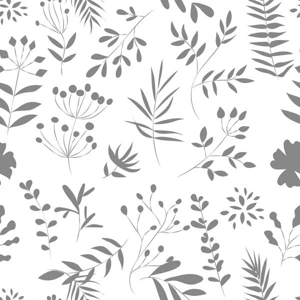 Motif Une Plante Colorée Sur Fond Blanc — Image vectorielle