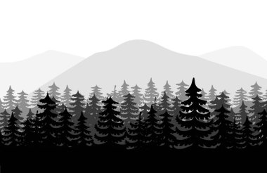 Orman arka plan vecto