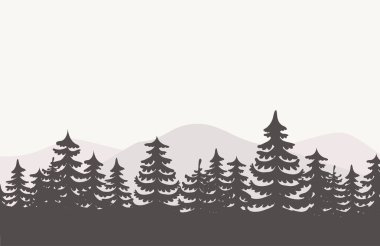 Orman arka plan vecto