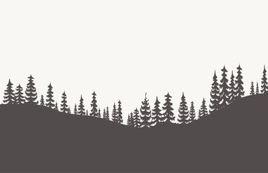 Orman arka plan vecto