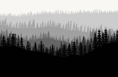 Orman arka plan vecto