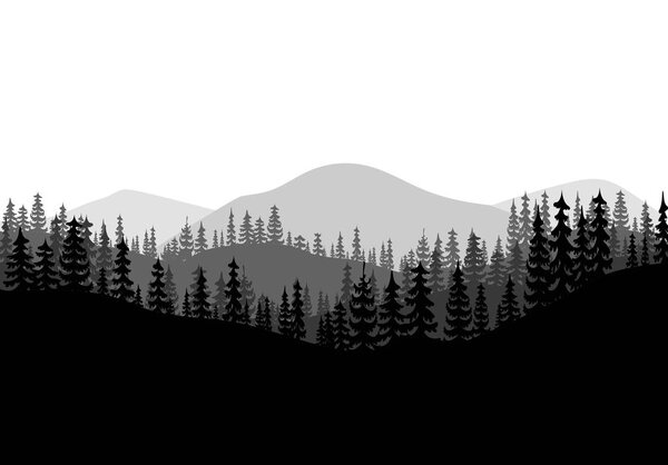 forest background vecto