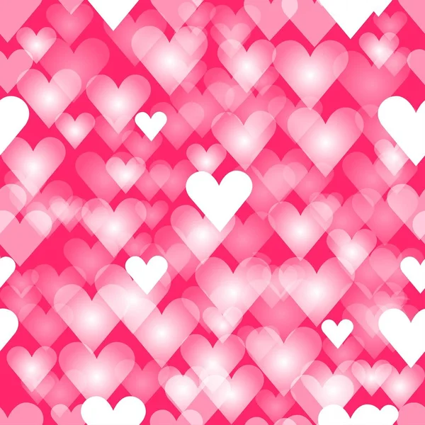 Happy Valentine's day. pattern of  hearts — Stock Vector