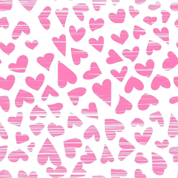 Een patroon van harten. achtergrond voor Valentijnsdag da — Stockvector
