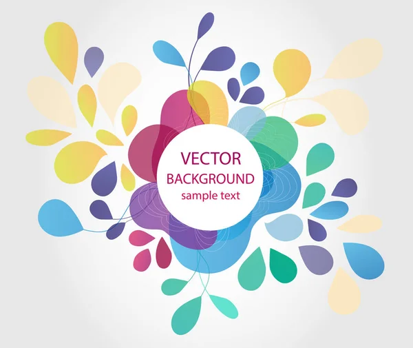 Bright Colored Abstract Background Vector Illustration — Stock Vector