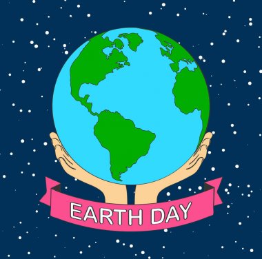 hisse senedi vektör çizgi film dünya illüstrasyon gezegen smile.earth gün c